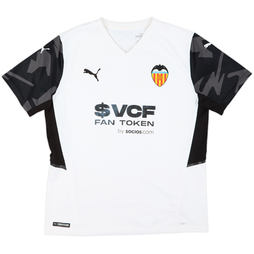 2020-21 Valencia Home Shirt - 6/10 - (L)