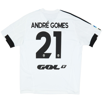 2015-16 Valencia Home Shirt Andre Gomes #21 - 8/10 - (XL)