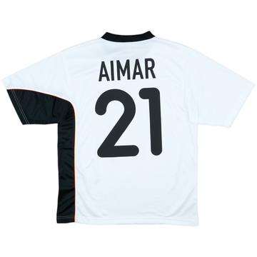 2001-02 Valencia Basic Home Shirt Aimar #21 (S)