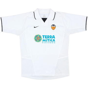 2002-03 Valencia Home Shirt - 8/10 - (XL.Boys)